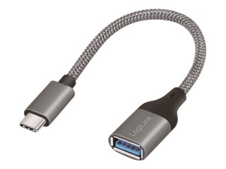LogiLink - Przejściówka USB - USB-C (M) do USB Typ A (F) - USB 3.2 Gen 1 - 5 V - 3 A - 15 cm - up to 5 Gbps data transfer rate, 