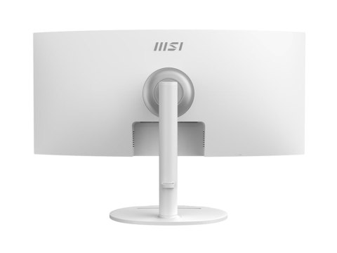 MSI Modern MD342CQPW - Monitor LED - zaokrąglony - USB - 34" - 3440 x 1440 UWQHD @ 120 Hz - VA - 300 cd/m² - 3000:1 - 1 ms - 2xH