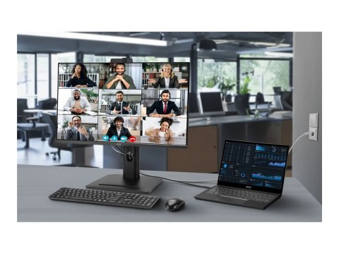 MSI PRO MP275QPDG - Monitor LED - 27" - 2560 x 1440 WQHD @ 100 Hz - IPS - 250 cd/m² - 1300:1 - 1 ms - 2xHDMI, 2xDisplayPort, USB