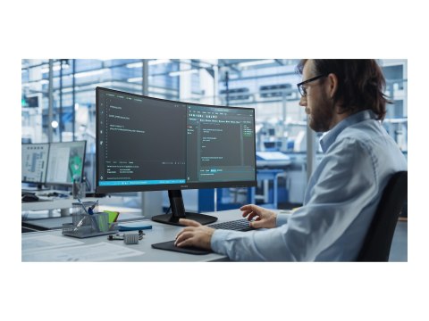 Philips 34B2U3600C - 3000 Series - monitor LED - zaokrąglony - 34" - 3440 x 1440 WQHD @ 120 Hz - VA - 3500:1 - HDMI, DisplayPort