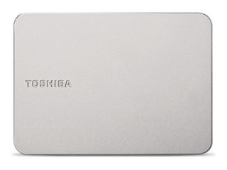 Toshiba Canvio Flex - Dysk twardy - 2 TB - zewnętrzny (przenośne) - 2,5" - USB 3.2 Gen 1 - ciepłe srebro