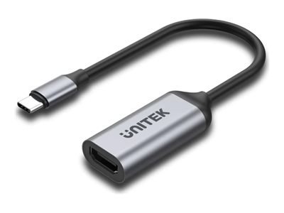 Unitek - Adapter wideo - USB-C męski do HDMI żeński - kosmiczna szarość - obsługa 4K 60 Hz UHD