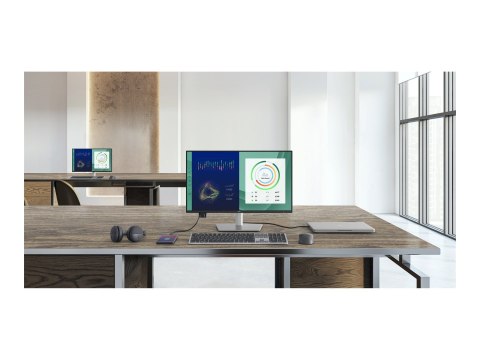 Dell Pro Plus P2425DE - Monitor LED - 24" (23.8" widoczny) - 2560 x 1440 QHD @ 100 Hz - IPS - 350 cd/m² - 1500:1 - 5 ms - HDMI, 