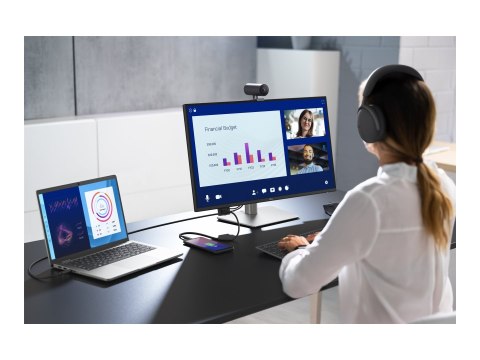 Dell Pro Plus P2725QE - Monitor LED - 27" - 3840 x 2160 4K @ 100 Hz - IPS - 350 cd/m² - 1500:1 - 5 ms - HDMI, DisplayPort, USB-C