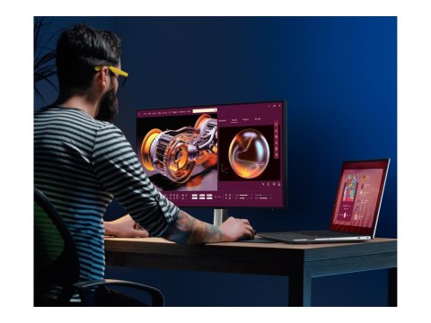 Dell UltraSharp U2725QE - Monitor LED - 27" - 3840 x 2160 4K @ 120 Hz - IPS - 450 cd/m² - 3000:1 - DisplayHDR 600 - 5 ms - Thund