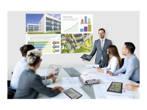 Epson EB-FH08 - Projektor 3LCD - przenośny - 3600 lumeny (biel) - 3600 lumeny (kolor) - Full HD (1920 x 1080) - 16:9 - 1080p - b
