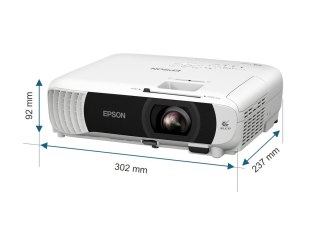Epson EB-W55 - Projektor 3LCD - przenośny - 4000 lumeny (biel) - 4000 lumeny (kolor) - WXGA (1280 x 800) - 16:10 - bezprzewodowa