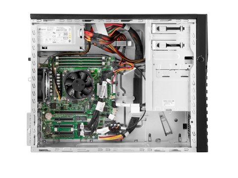 HPE ProLiant ML30 Gen11 - Serwer - wieża 4U - pojedynczy - 1 x Xeon E-2436 / do 5 GHz - RAM 32 GB - SATA/SAS/NVMe - wymiana podc