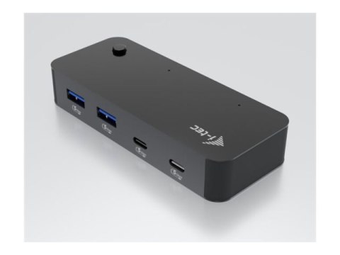 I-Tec - Koncentrator - uniwersalny, KVM - 2 x USB-C 3.2 Gen 1 + 2 x USB 3.2 Gen 1 + 2 x SuperSpeed USB - stacjonarny