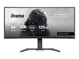 Iiyama GCB3482WQSU-B1 - Monitor LED - gaming - zaokrąglony - 34" - 3440 x 1440 WQHD @ 120 Hz - VA - 500 cd/m² - 3000:1 - 0.6 ms 