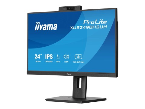 Iiyama ProLite XUB2490HSUH-B2 - Monitor LED - 24" (23.8" widoczny) - 1920 x 1080 Full HD (1080p) @ 100 Hz - IPS - 250 cd/m² - 13