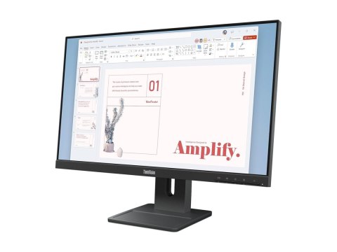 Lenovo ThinkVision E24-40 - Monitor LED - 24" (23.8" widoczny) - 1920 x 1080 Full HD (1080p) @ 100 Hz - IPS - 250 cd/m² - 1300:1