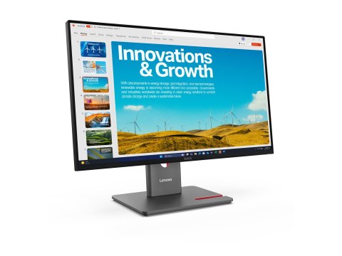 Lenovo ThinkVision P24QD-40 - Monitor LED - 24" (23.8" widoczny) - 2560 x 1440 QHD @ 120 Hz - IPS - 300 cd/m² - 1500:1 - Display