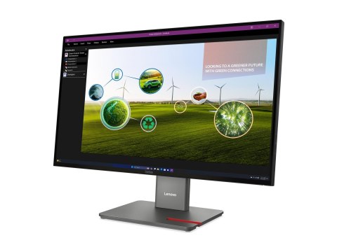 Lenovo ThinkVision P27Q-40 - Monitor LED - 27" - 2560 x 1440 QHD @ 120 Hz - IPS - 350 cd/m² - 1500:1 - DisplayHDR 10 - 4 ms - HD