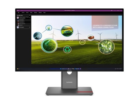 Lenovo ThinkVision P27Q-40 - Monitor LED - 27" - 2560 x 1440 QHD @ 120 Hz - IPS - 350 cd/m² - 1500:1 - DisplayHDR 10 - 4 ms - HD