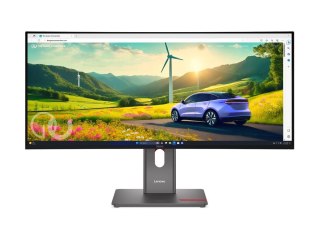 Lenovo ThinkVision P34WD-40 - Monitor LED - zaokrąglony - 34" - 3440 x 1440 @ 120 Hz - IPS - 350 cd/m² - 2000:1 - HDR10 - 4 ms -