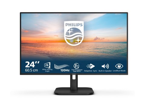 Philips 24E1N1200A - 1000 Series - monitor LED - 24" - 1920 x 1080 Full HD (1080p) @ 100 Hz - IPS - 250 cd/m² - 1300:1 - 1 ms - 