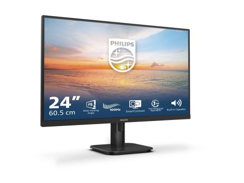 Philips 24E1N1200A - 1000 Series - monitor LED - 24" - 1920 x 1080 Full HD (1080p) @ 100 Hz - IPS - 250 cd/m² - 1300:1 - 1 ms - 