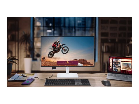 Dell Plus S2725QC - Monitor LED - 27" - 3840 x 2160 4K @ 120 Hz - IPS - 350 cd/m² - 1500:1 - 4 ms - 2xHDMI, USB-C - głośnik(i) -