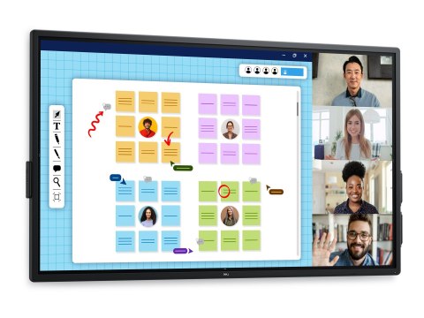 Dell Pro 75 Plus 4K Touch Monitor P7525QT - 75" Klasa Przekątnej (74.5" widoczny) wyświetlacz LCD z podświetleniem LED - interak