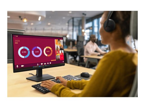 Dell Pro E2225HM - Monitor LED - 22" (21.5" widoczny) - 1920 x 1080 Full HD (1080p) @ 100 Hz - VA - 250 cd/m² - 3000:1 - 5 ms - 