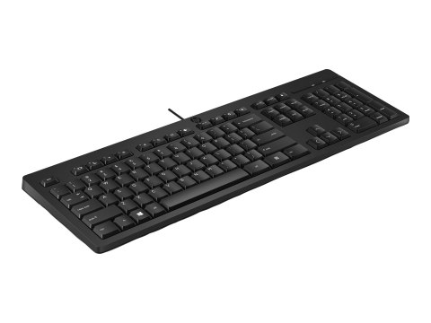 HP 125 G2 - Klawiatura - 100% - full size - USB - QWERTY - Międzynarodowy Angielski - czarny