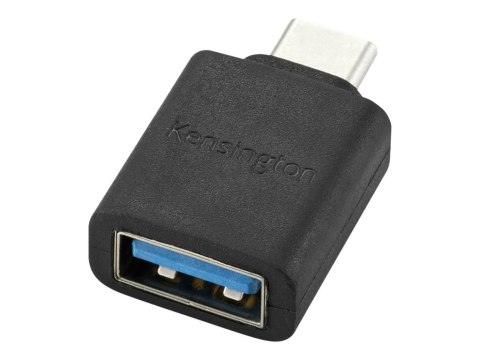 Kensington CA1010 - Przejściówka USB - USB-C (M) do USB Typ A (F) - 5 V - 3 A - bezhalogenowe, odlewany - czarny