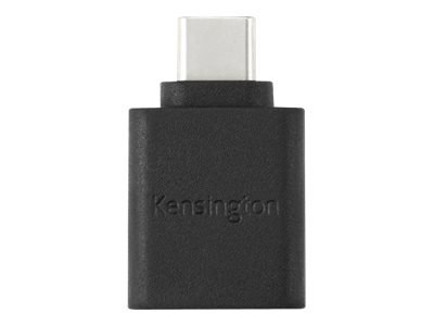 Kensington CA1010 - Przejściówka USB - USB-C (M) do USB Typ A (F) - 5 V - 3 A - bezhalogenowe, odlewany - czarny