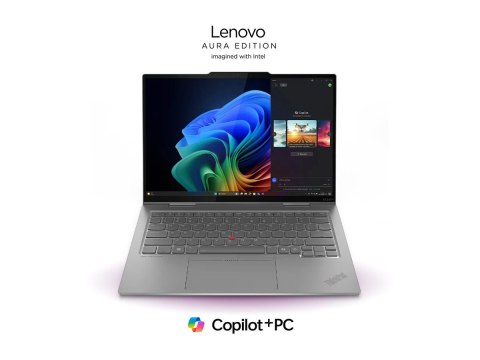 Lenovo ThinkPad X1 2-in-1 Gen 10 21Q0 - Aura Edition - AI PC - z klapką - Intel Core Ultra 7 - 255U / do 5.2 GHz - Evo - Win 11 
