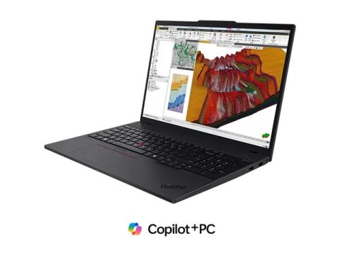 Lenovo ThinkPad P16s Gen 4 21RX - Copilot+ PC, AI Workstation - konstrukcja zawiasu 180 stopni - AMD Ryzen AI 9 - 370 / do 5.1 G