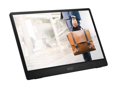 MSI PRO MP161 E2U - Monitor LED - 16" (15.6" widoczny) - przenośny - 1920 x 1080 Full HD (1080p) @ 60 Hz - IPS - 250 cd/m² - 800