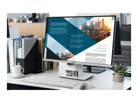 MSI PRO MP273QW E2 - Monitor LED - 27" - 2560 x 1440 WQHD @ 100 Hz - IPS - 400 cd/m² - 1300:1 - DisplayHDR 400 - 1 ms - 2xHDMI, 