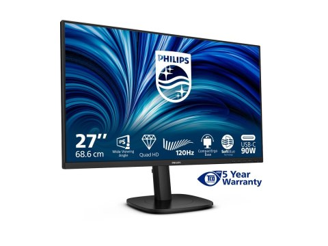 Philips 27B2U3601 - 3000 Series - monitor LED - 27" - 2560 x 1440 QHD @ 120 Hz - IPS - 350 cd/m² - 1500:1 - 4 ms - HDMI, Display