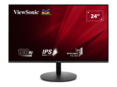 ViewSonic VA24E1-H - Monitor LED - 24" (23.8" widoczny) - 1920 x 1080 Full HD (1080p) @ 120 Hz - IPS - 250 cd/m² - 1500:1 - 5 ms