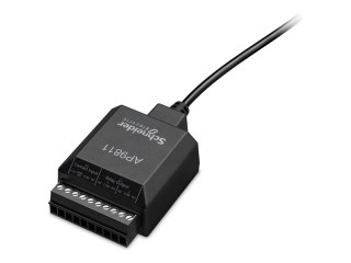 APC - Kabel adaptera sieciowego - USB (M) - CAT 5 - czarny