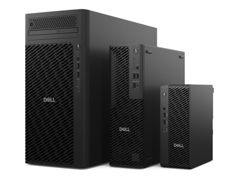 Dell Pro Max Tower T2 FCT2250 - AI PC - wieża Core Ultra 7 265 / do 5.3 GHz - vPro Enterprise - RAM 32 GB - SSD 1 TB - NVMe, TLC