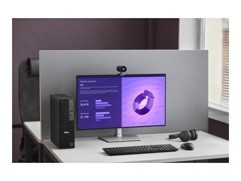 Dell Pro Slim Plus QBS1250 - AI PC - smukły biurkowy Core Ultra 7 265 / do 5.3 GHz - RAM 16 GB - SSD 512 GB - NVMe, TLC - Intel 