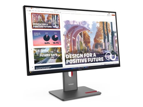 Lenovo ThinkVision P27QD-40 - Monitor LED - 27" - 2560 x 1440 QHD @ 120 Hz - IPS - 350 cd/m² - 1500:1 - 4 ms - HDMI, DisplayPort