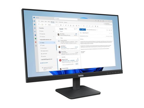 Lenovo ThinkVision S24-4e - Monitor LED - 24" (23.8" widoczny) - 1920 x 1080 Full HD (1080p) @ 100 Hz - IPS - 250 cd/m² - 1300:1