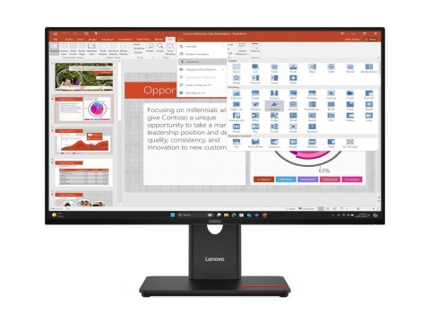 Lenovo ThinkVision T27-40 - Monitor LED - 27" - 1920 x 1080 Full HD (1080p) @ 120 Hz - IPS - 300 cd/m² - 1500:1 - 4 ms - HDMI, V