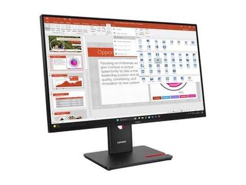 Lenovo ThinkVision T27-40 - Monitor LED - 27" - 1920 x 1080 Full HD (1080p) @ 120 Hz - IPS - 300 cd/m² - 1500:1 - 4 ms - HDMI, V