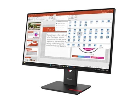 Lenovo ThinkVision T27-40 - Monitor LED - 27" - 1920 x 1080 Full HD (1080p) @ 120 Hz - IPS - 300 cd/m² - 1500:1 - 4 ms - HDMI, V