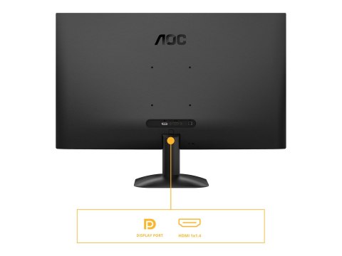 AOC Basic-line Q27B35E - Monitor LED - 27" - 2560 x 1440 QHD @ 75 Hz - IPS - 300 cd/m² - 1500:1 - HDR10 - 1 ms - HDMI, DisplayPo