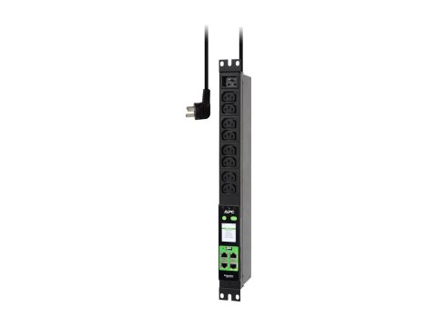 APC EasyPDU EPDU2016M - Jednostka dystrybucji zasilania (montowany w stojaku) - mierzenie licznikiem - AC 230 V - 3680 VA - 1 fa
