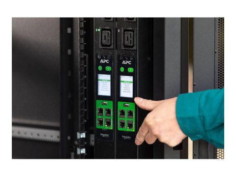 APC EasyPDU EPDU2232M - Jednostka dystrybucji zasilania (montowany w stojaku) - mierzenie licznikiem - AC 400 V - 22 kW - 22080 