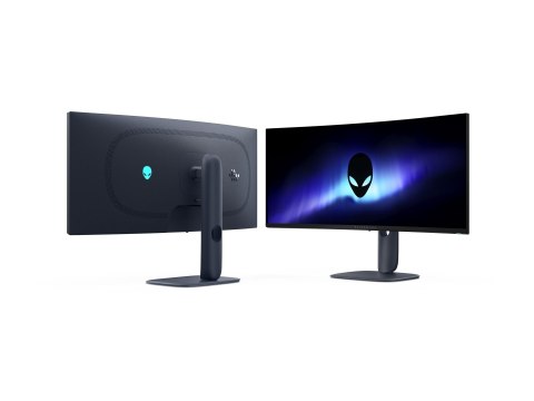 Alienware AW3425DW - Monitor OLED - gaming - zaokrąglony - 34" (34.2" widoczny) - 3440 x 1440 UWQHD @ 240 Hz - 1000 cd/m² - 1500