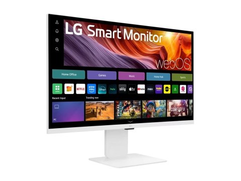 LG 32U850SA-W - Monitor LCD - Inteligentny - 32" (31.5" widoczny) - 3840 x 2160 4K @ 60 Hz - IPS - 400 cd/m² - 1000:1 - HDR10 - 