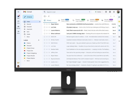 Lenovo ThinkVision E27-40 - Monitor LED - 27" - 1920 x 1080 Full HD (1080p) - IPS - 300 cd/m² - 1500:1 - 4 ms - HDMI, VGA, Displ