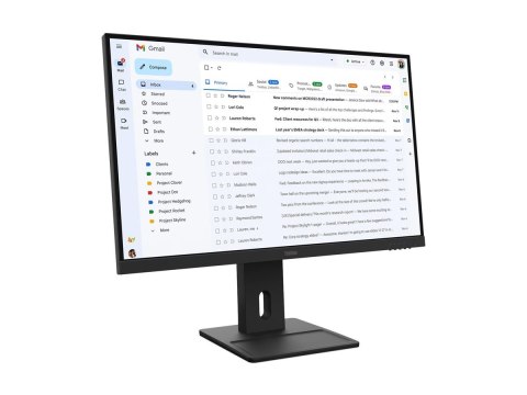 Lenovo ThinkVision E27-40 - Monitor LED - 27" - 1920 x 1080 Full HD (1080p) - IPS - 300 cd/m² - 1500:1 - 4 ms - HDMI, VGA, Displ