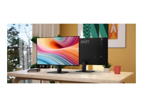 MSI PRO MP275 E2 - Monitor LED - 27" - 1920 x 1080 Full HD @ 120 Hz - IPS - 300 cd/m² - 1500:1 - 1 ms - HDMI, VGA, DisplayPort -